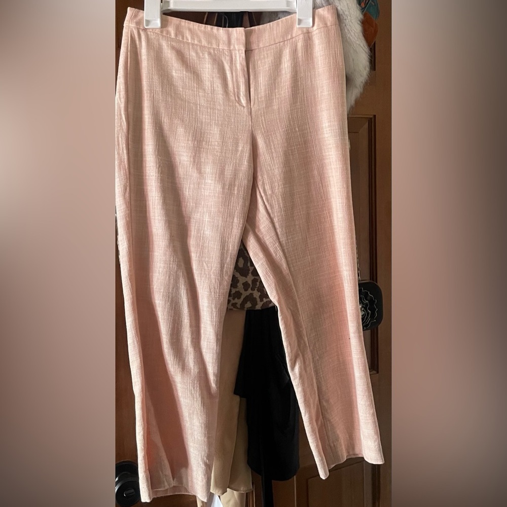 Lafayette 148 New York Cropped Blush Pants